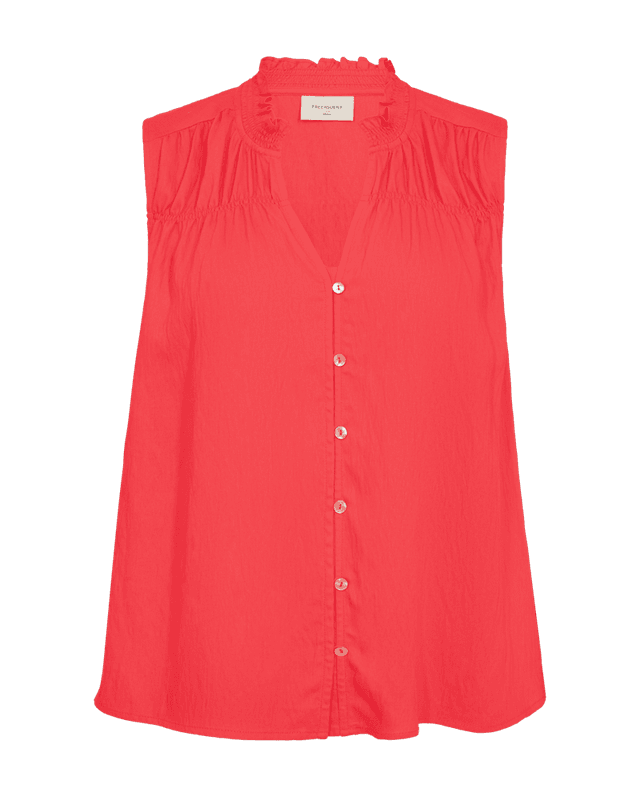 Ally bluse rød