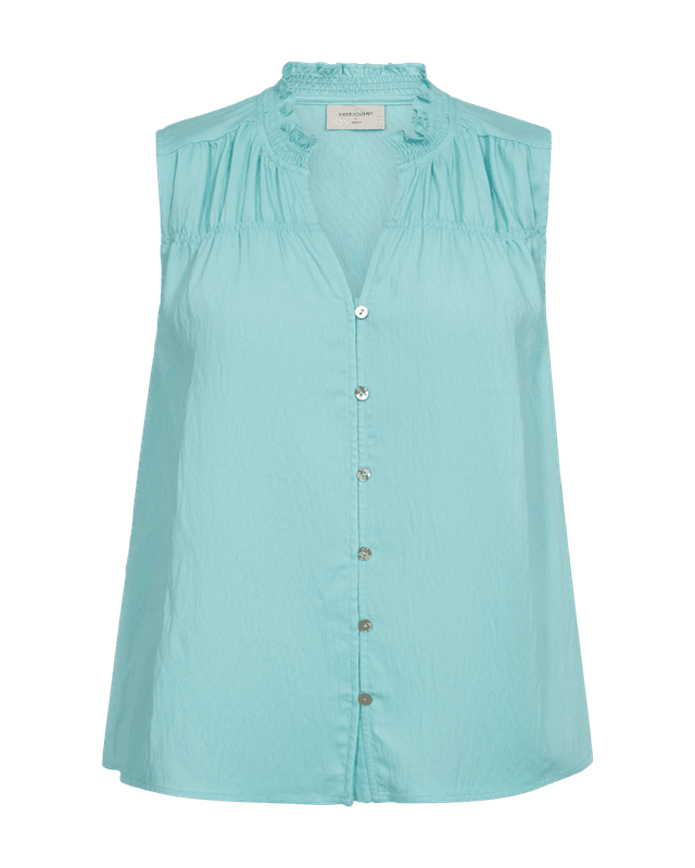 Ally blouse aqua