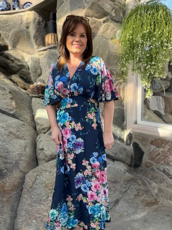 Pernille kjole navy