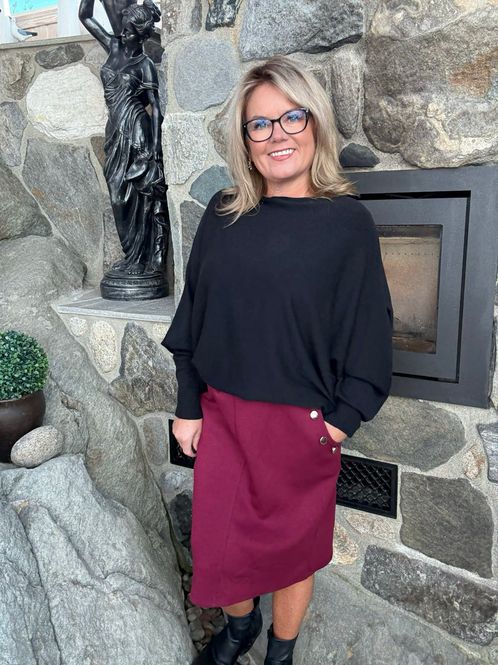 Hovedbilde Button scuba skjørt 