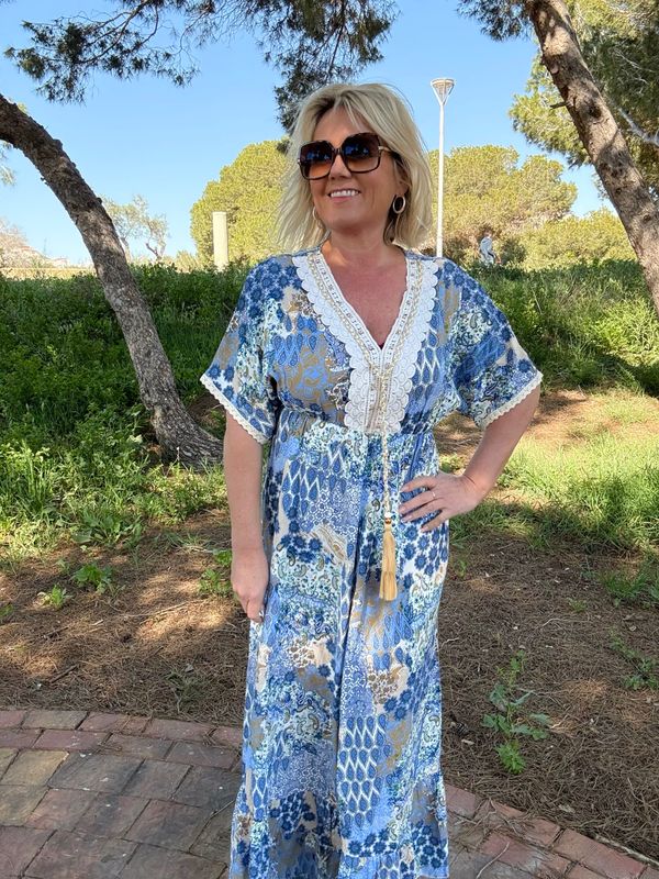 Alicante dress sky blue