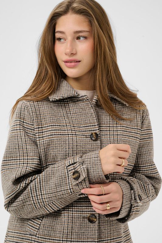 Georg Short Coat fra Cream