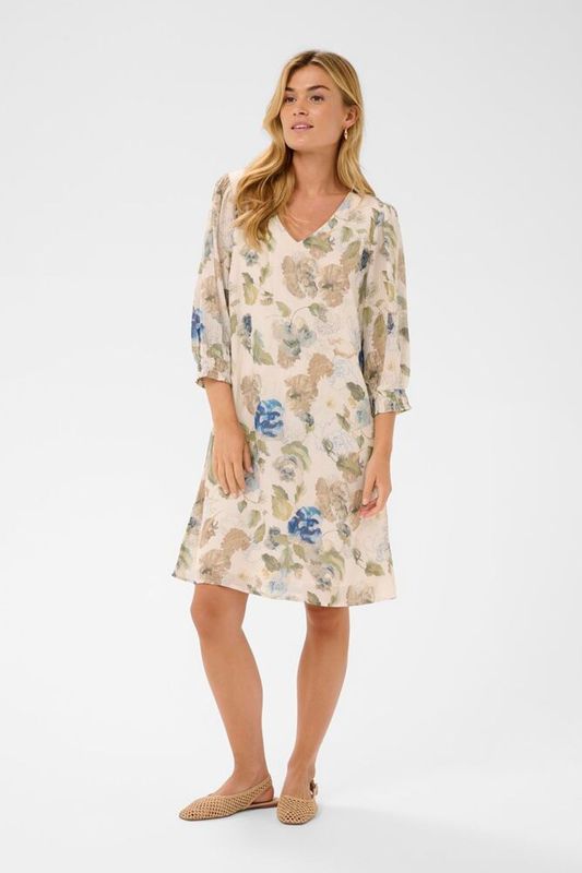 Lucia kort kjole blå