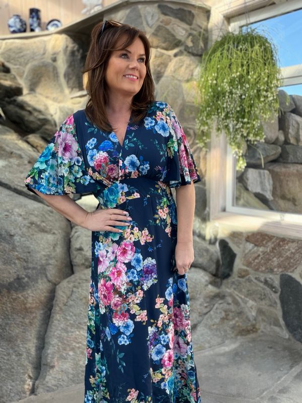 Pernille kjole navy
