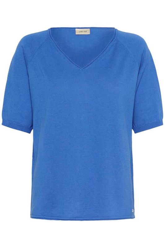 Romane knit bluse blå