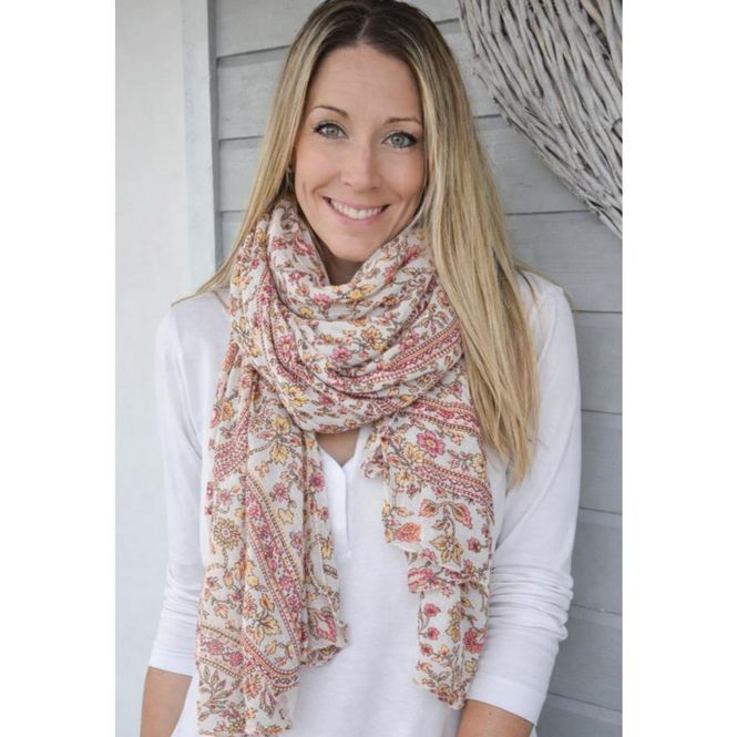 Hovedbilde Skjerf viscose/bomull print