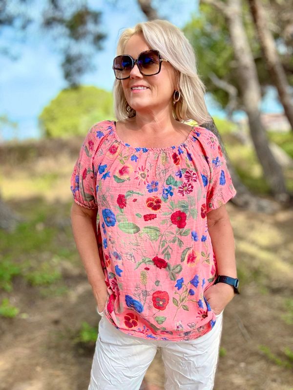 Mia gage blouse