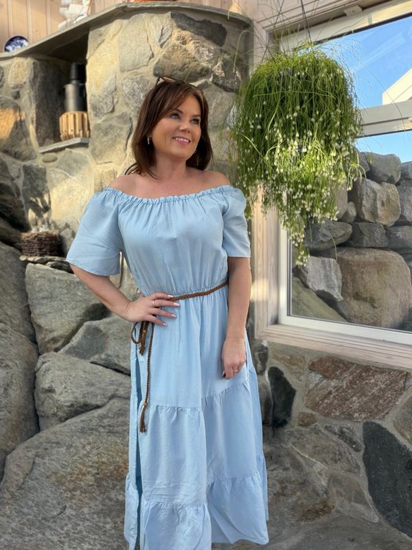 Signe dress  soft blue