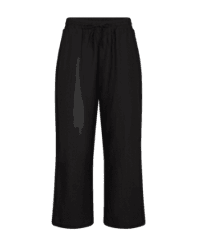 Lava lin ankel pants sort