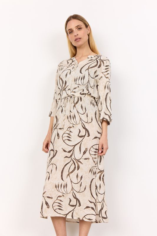 Sabira kjole brun/beige