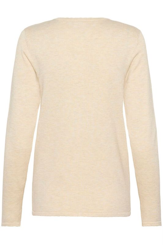 Mila V-neck pullover offwhite