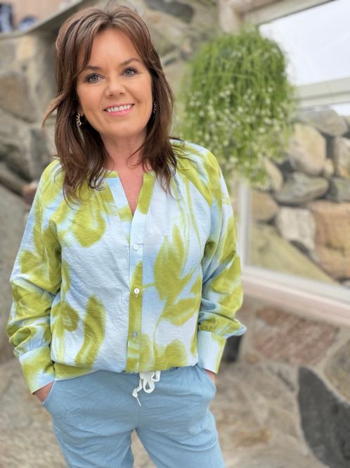 Hovedbilde Cate bluse blå/grønn