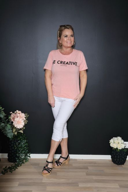 Hovedbilde Bow jeans pirat hvit 