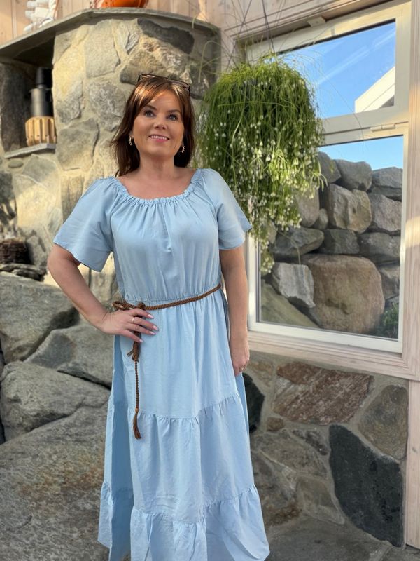Signe dress  soft blue