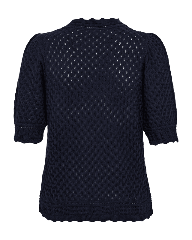 Gina topp marineblå