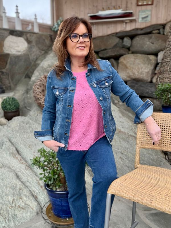 Rock denim lys dongeri