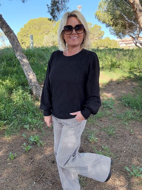 Hovedbilde Solveig bukse med rette ben honey