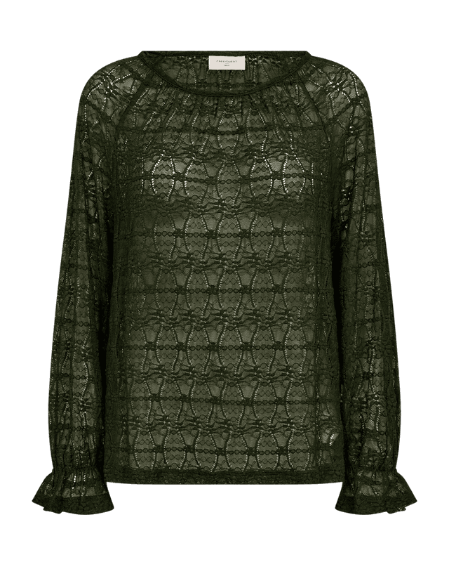 Ibena bluse kombu green