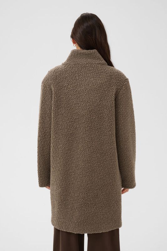 Ferddy wool coat walnut